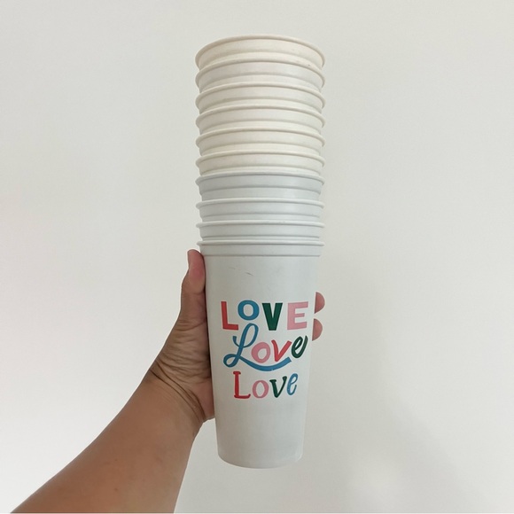 Starbucks Lot of 10 Plastic Tumblers w Different Patterns and Art Christmas READ - Picture 1 of 7